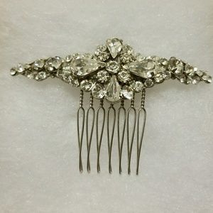 Swarovski Crystal Haute Bride Hair Clip Comb